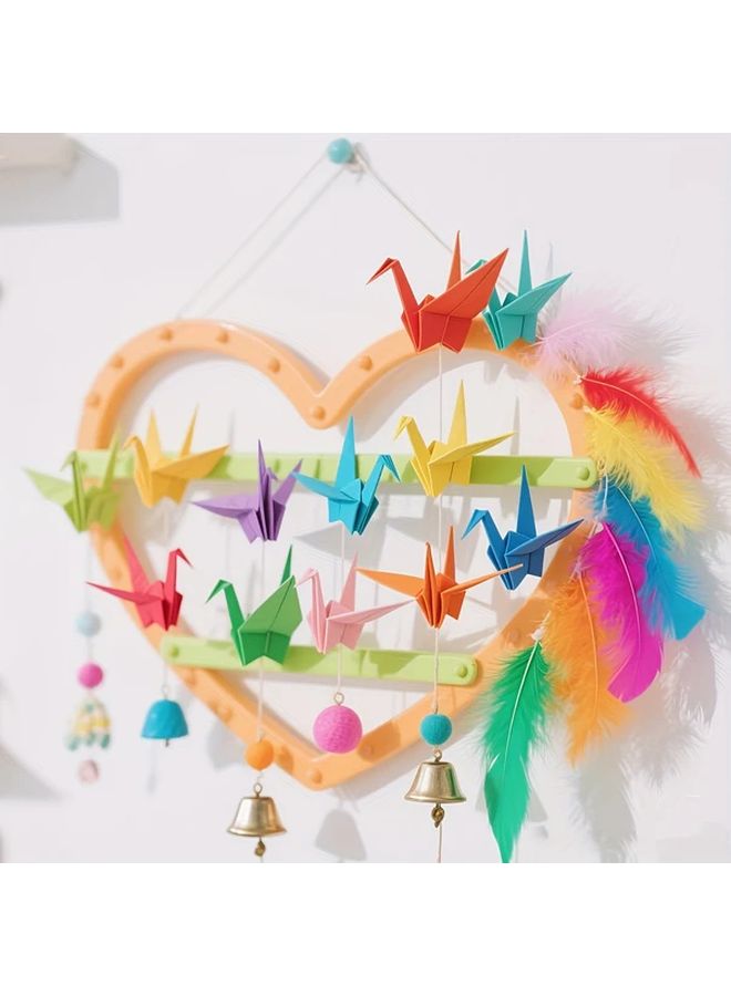 50 قطعة من طيور الكرني الورقية الملونة المصنوعة يدويًا لتزيين حفلات الزفاف والهدايا - Image 4