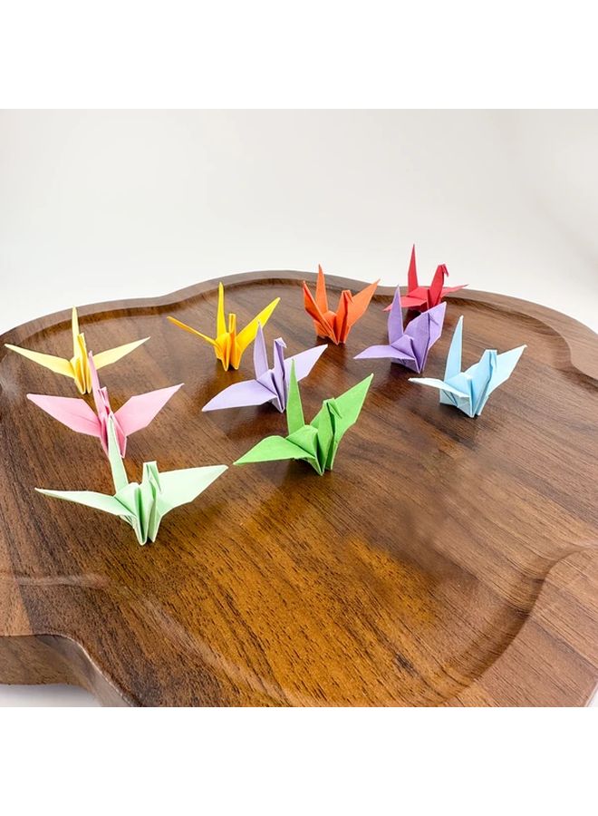 50 قطعة من طيور الكرني الورقية الملونة المصنوعة يدويًا لتزيين حفلات الزفاف والهدايا - Image 2