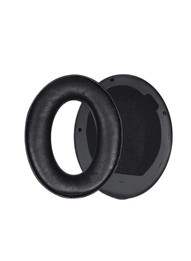 For Sony MDR-1000X WH-1000XM2 XM3 XM4 Earmuffs Earmuffs Earphone Cover Sponge Pullover Beam-Color:1000XM4 Black Sheepskin [single]]  - Image 1