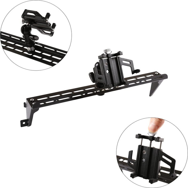 LLKUANG Car Instrument Panel Track Mobile Phone Holder for Toyota FJ Cruiser 2007-2021 - Image 3