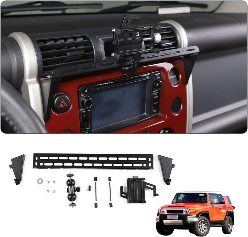 LLKUANG Car Instrument Panel Track Mobile Phone Holder for Toyota FJ Cruiser 2007-2021 - Image 4