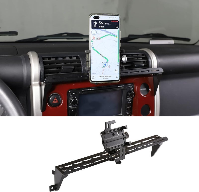 LLKUANG Car Instrument Panel Track Mobile Phone Holder for Toyota FJ Cruiser 2007-2021 - Image 1