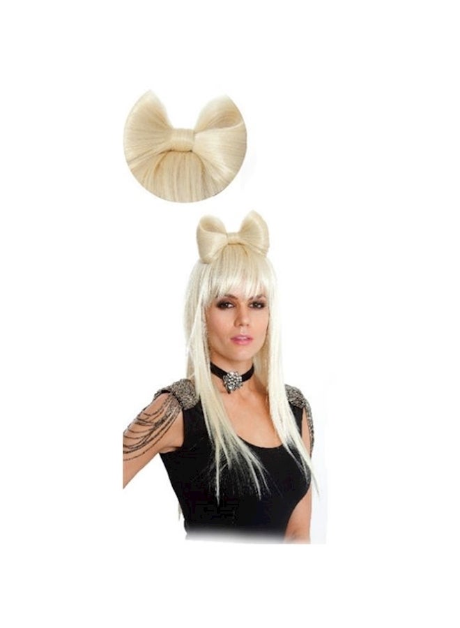 Loquat Party Costume Wig With Bow Tie Set White - Image 2
