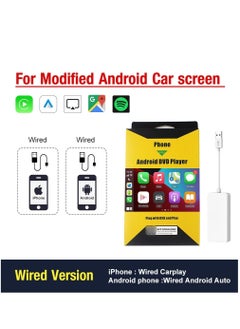 USB Wireless CarPlay  Dongle Wired Android Auto AI Box Mirrorlink Car Multimedia Player Bluetooth Auto Connect