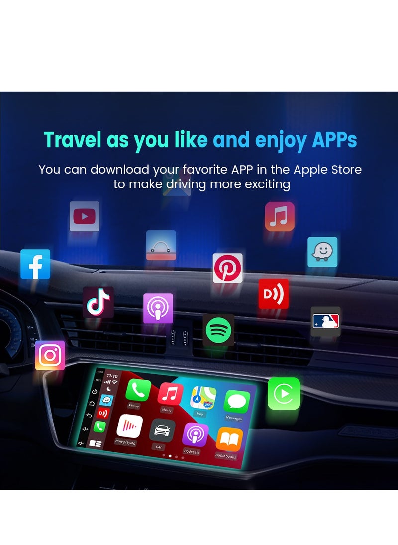 Generic - USB Wireless CarPlay  Dongle Wired Android Auto AI Box Mirrorlink Car Multimedia Player Bluetooth Auto Connect - Image 1