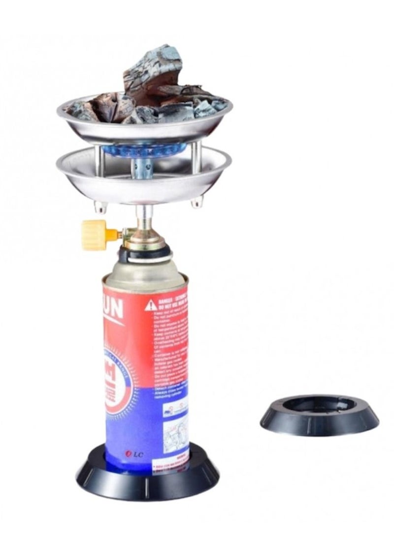 Generic - Charcoal Stove Canister Gas Li Shisha Charcoal Starter Butane Gas Outdoor Stoves Portable Quick Ignition - Image 1