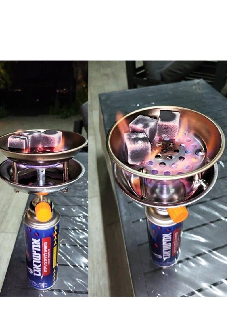 Generic - Charcoal Stove Canister Gas Li Shisha Charcoal Starter Butane Gas Outdoor Stoves Portable Quick Ignition - Image 1
