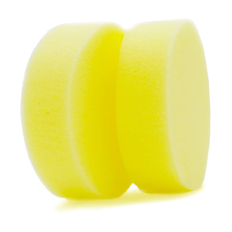 Yellow Durable Cleaning Sponge Applicator Pads for Waxing Polishing Car Shoe - Image 4