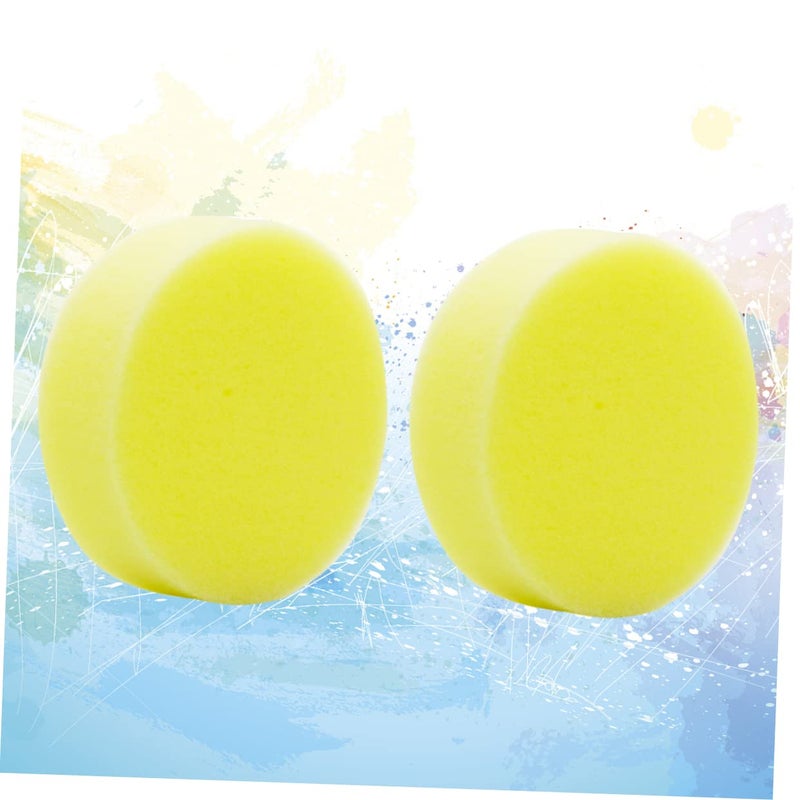 Yellow Durable Cleaning Sponge Applicator Pads for Waxing Polishing Car Shoe - Image 5