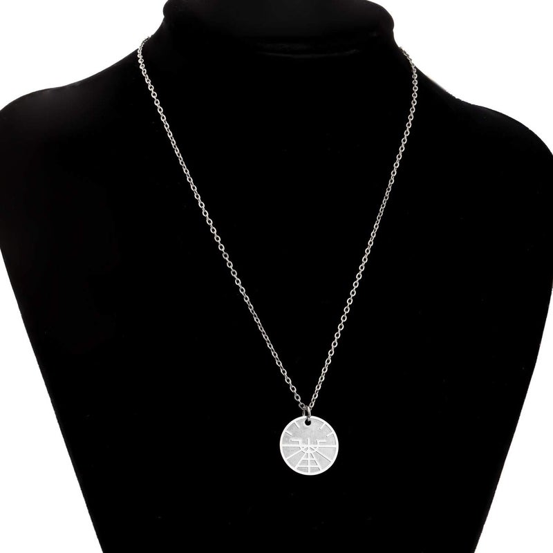 bobauna Airplane Necklace Aviation Attitude Indicator Disc Pendant Necklace Flight Attendant Jewelry Pilot Gift For Aviation Traveler Pilot (Airplane necklace) - Image 5