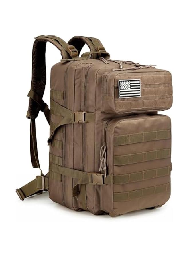 TRASSLE Backpack For Men Daypack Hiking Rucksack With Bottle Holder - Image 1