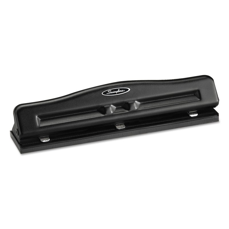 Swingline 2-3 Hole Punch, Adjustable, Commercial Hole Puncher, 11 Sheet Punch Capacity, Black (74020) - Image 1
