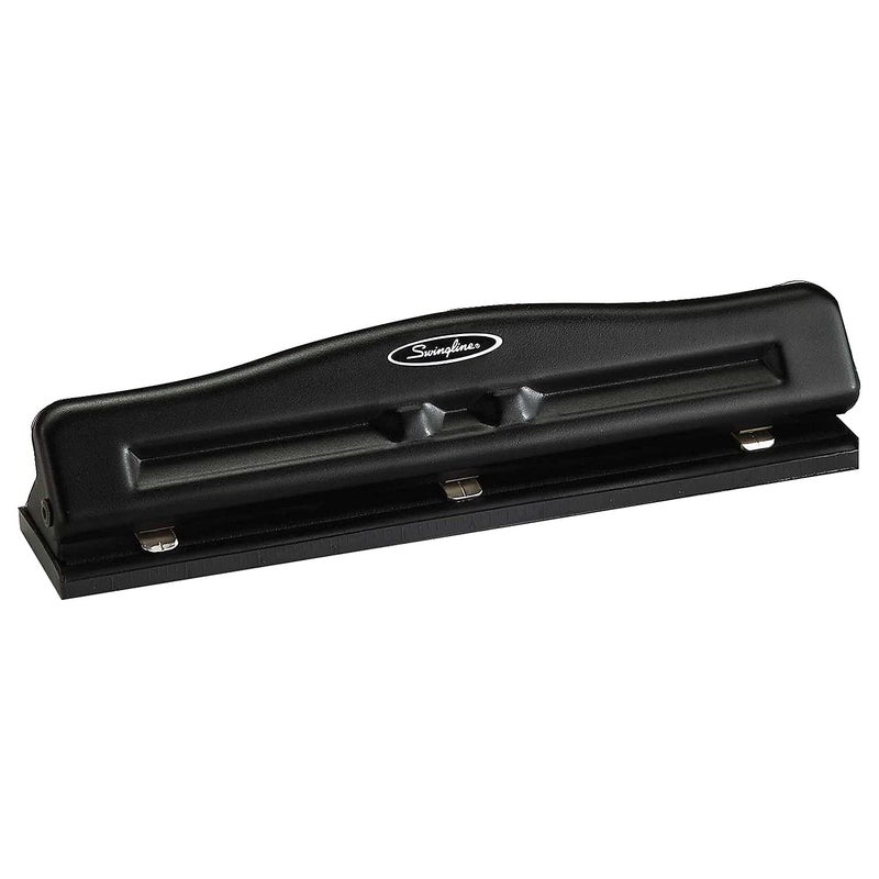 Swingline 2-3 Hole Punch, Adjustable, Commercial Hole Puncher, 11 Sheet Punch Capacity, Black (74020) - Image 2