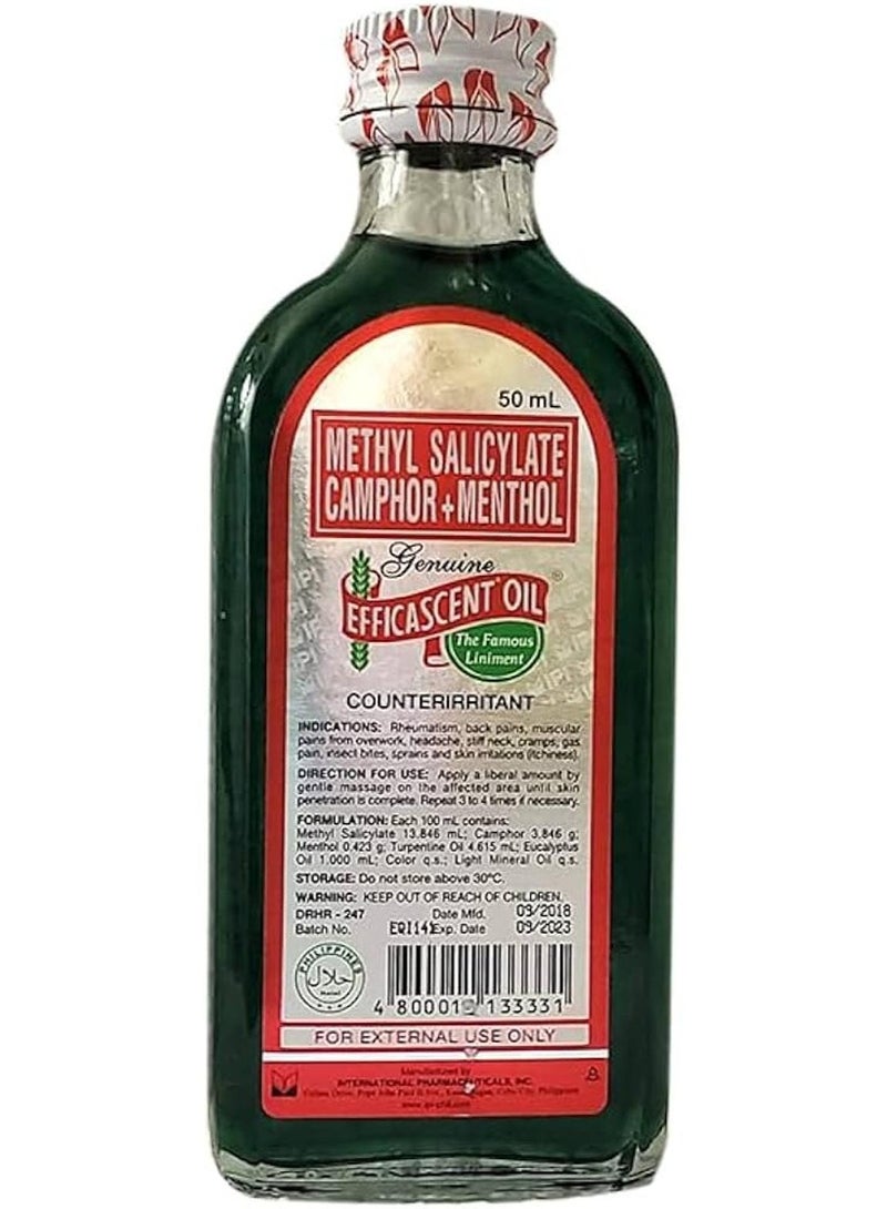 جينيون زيت إيفيكاسنت ميثيل ساليسيلات وكافور ومنثول 50 مل