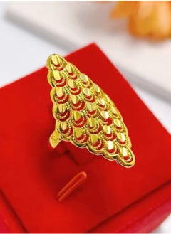 GOLDMAX 21k Gold Plated Ring For Women One Size  - Image 1