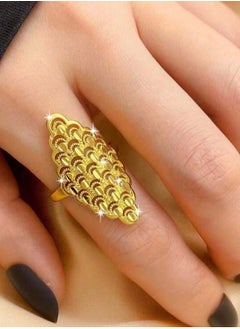 GOLDMAX 21k Gold Plated Ring For Women One Size  - Image 2