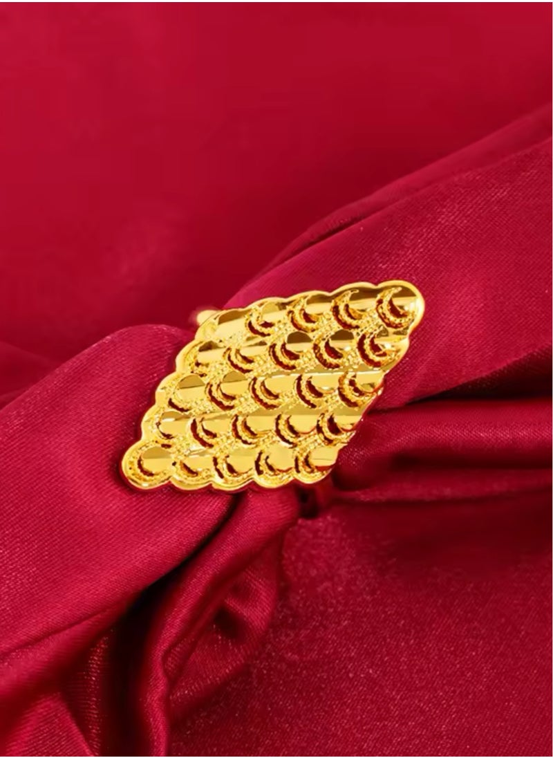GOLDMAX 21k Gold Plated Ring For Women One Size  - Image 3
