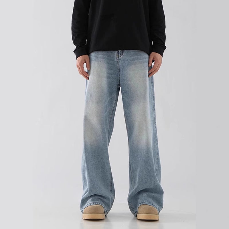 Unisex Casual Daily Denim Jeans - Image 2
