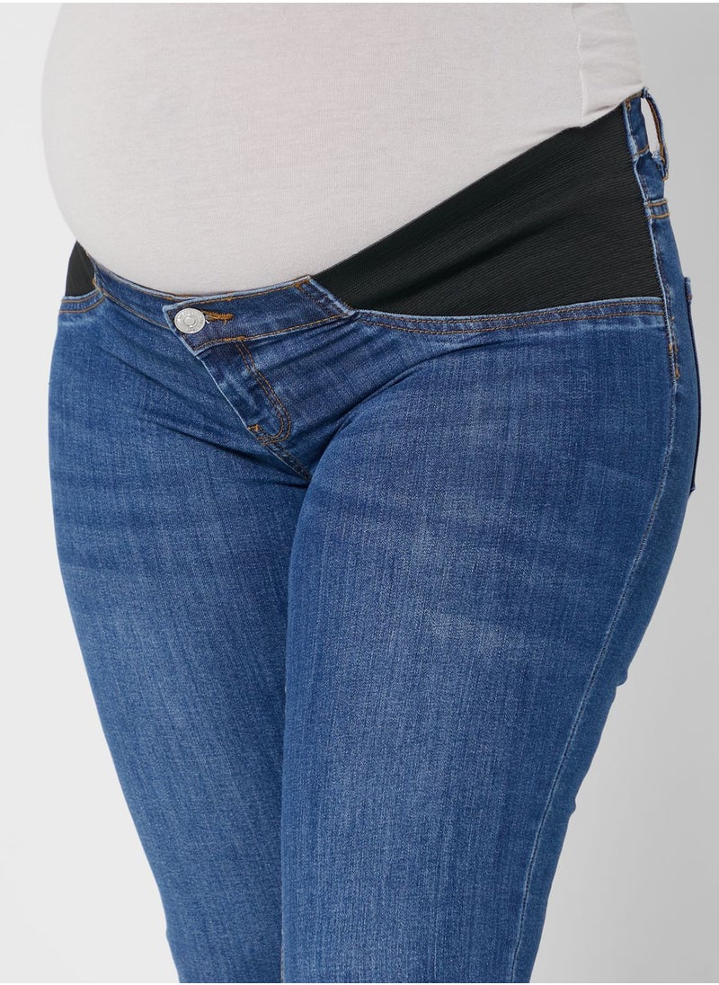 MANGO - High Waist Skinny Jeans - Image 1