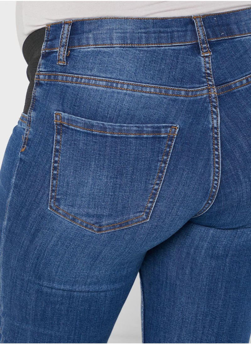MANGO - High Waist Skinny Jeans - Image 1