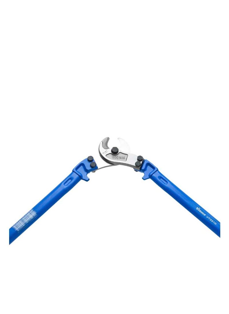 VTOOLS Inch Cable Cutter, Heavy Duty Carbon Steel Wire Cutter, Dipped Handle, Cutter for Aluminum, Copper, Communications Cable  - Image 2