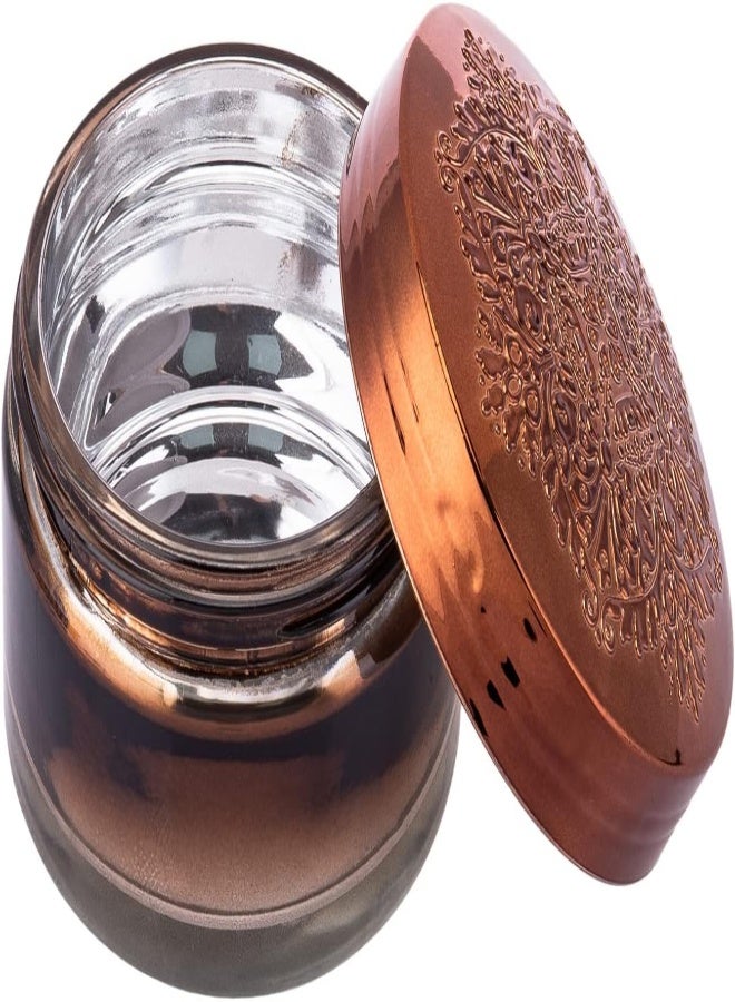Akdc Glass Jar Copper 9Cm X 9Cm X 6Cm Gold - Image 5