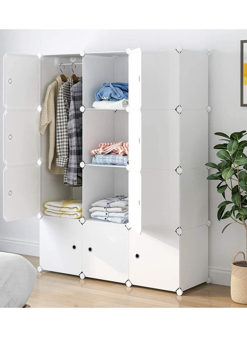DubaiGallery Home Portable storage cabinet cupboard for hanging clothes combination wardrobe cupboard space savvette toy towel ideal storage organiser wardrobe clothes. - Image 4