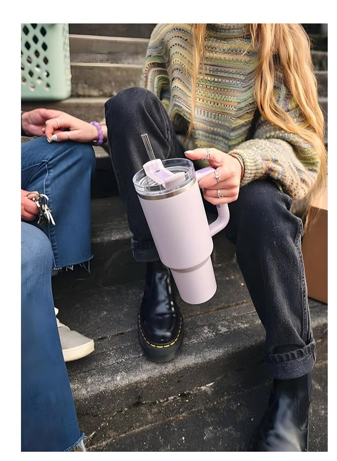 Stanley Stanley Quencher H2.0 FlowState Stainless Steel Vacuum Insulated Tumbler with Lid and Straw for Water, Iced Tea or Coffee, Smoothie and More, 40 oz  - Image 2