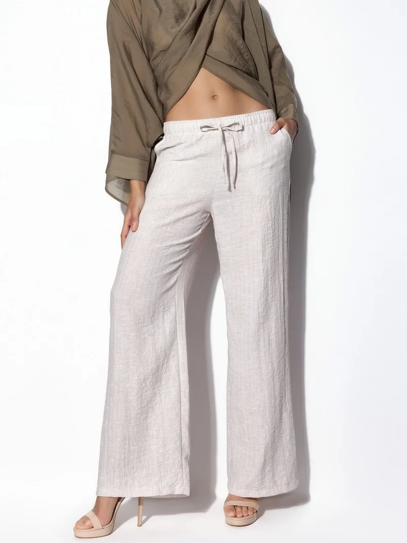 بوسيم BUSEM Women's Wide-leg Woven Trousers