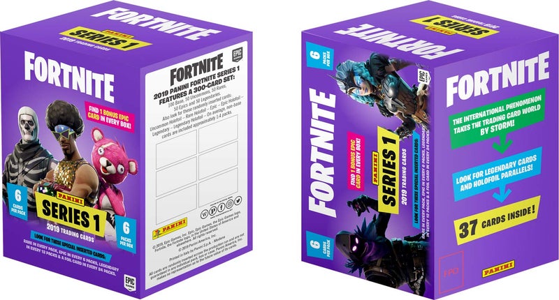 Panini Fortnite Series 1 Trading Cards - Blaster Box, 37 Trading Cards, Includes One Epic Cards with Impressive Optical Effects - Image 2