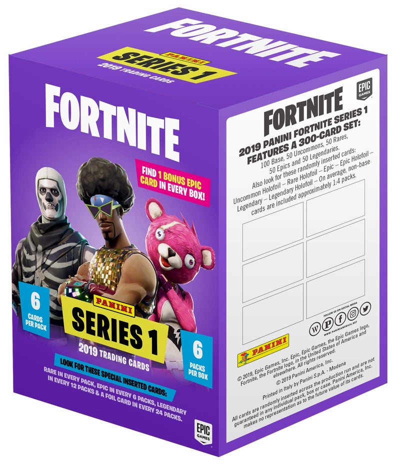 Panini Fortnite Series 1 Trading Cards - Blaster Box, 37 Trading Cards, Includes One Epic Cards with Impressive Optical Effects - Image 4