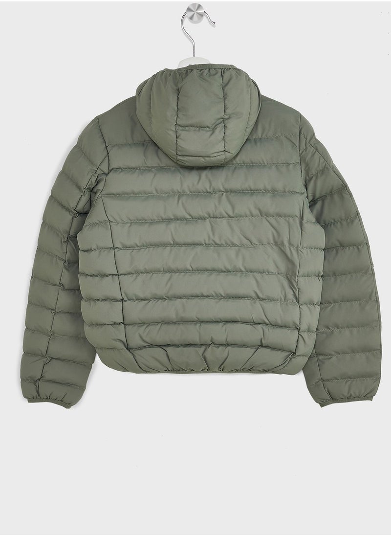Ruby Tuesday - Girls Padded Hooded Jacket - Image 1
