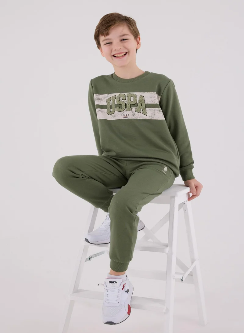 يو اس بولو اسن طقم جمبسوت أولاد يو إس بولو أسن. كاكي