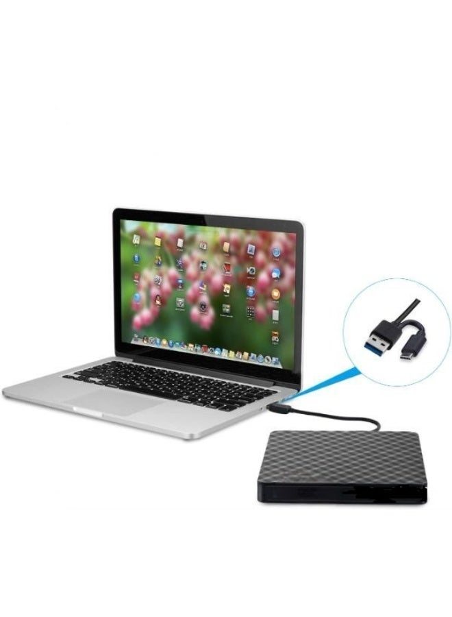 External DVD/CD Drive – USB Portable Disc Burner and Reader for Laptops and PCs - Image 2