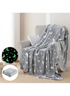 FASHION HOME Kids Glow in The Dark Blanket Soft Throw All Seasons for Couch Sofa Bed 150 x 120cm  - Image 2