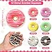 Shappy 12 Sets Valentine Donut Squeeze Toys Include Scented Fake Donut Stress Relief Ball Valentines Day Cards Colorful Bags for Party Favors Shop Decoration Shooting Props Prize Exchange Gifts - Image 4