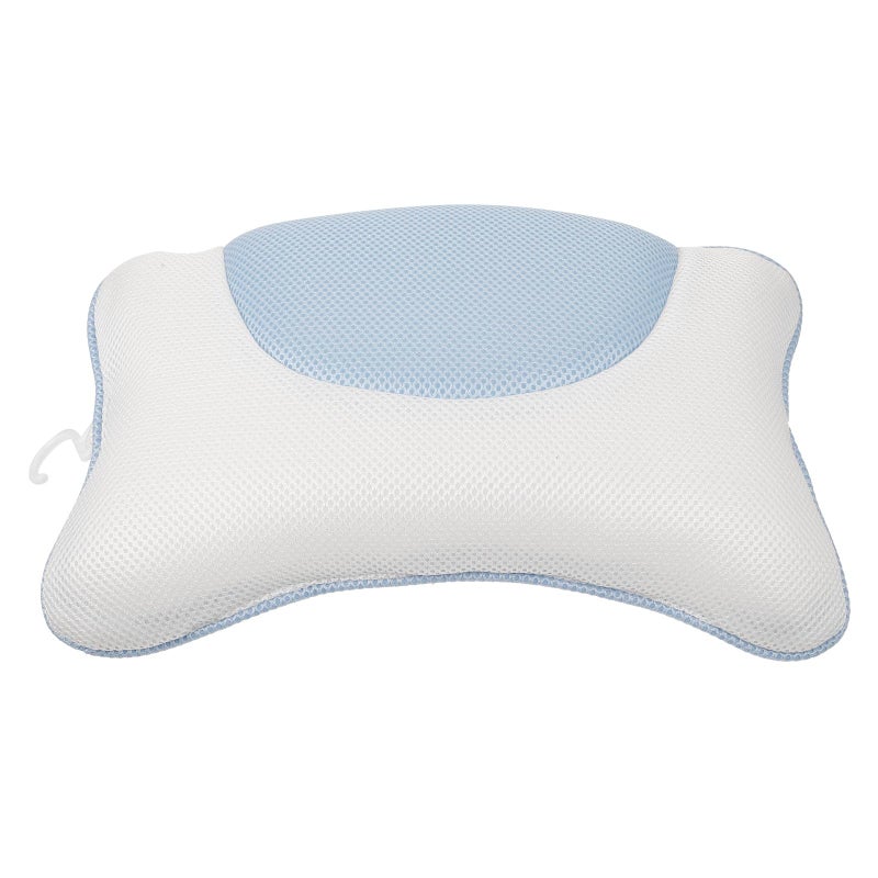 Non Slip Bathtub Pillow with Suction Cups 3D Mesh Headrest Washable Spa Bath Cushion - Image 2