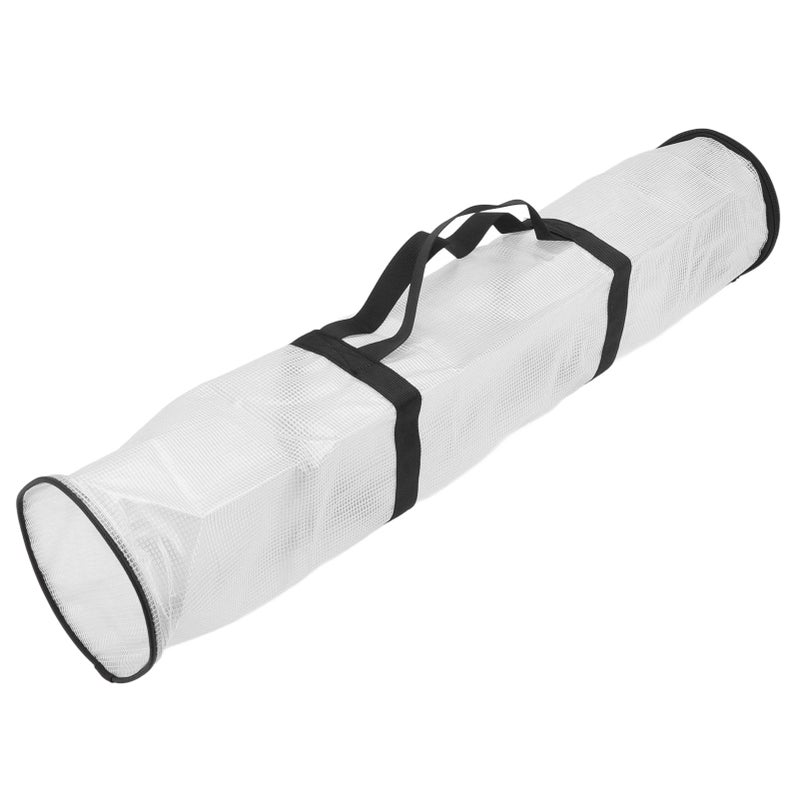Clear Wrapping Paper Storage Bag Gift Wrap Organizer Waterproof Dustproof Gift Storage Bag Transparent White - Image 3