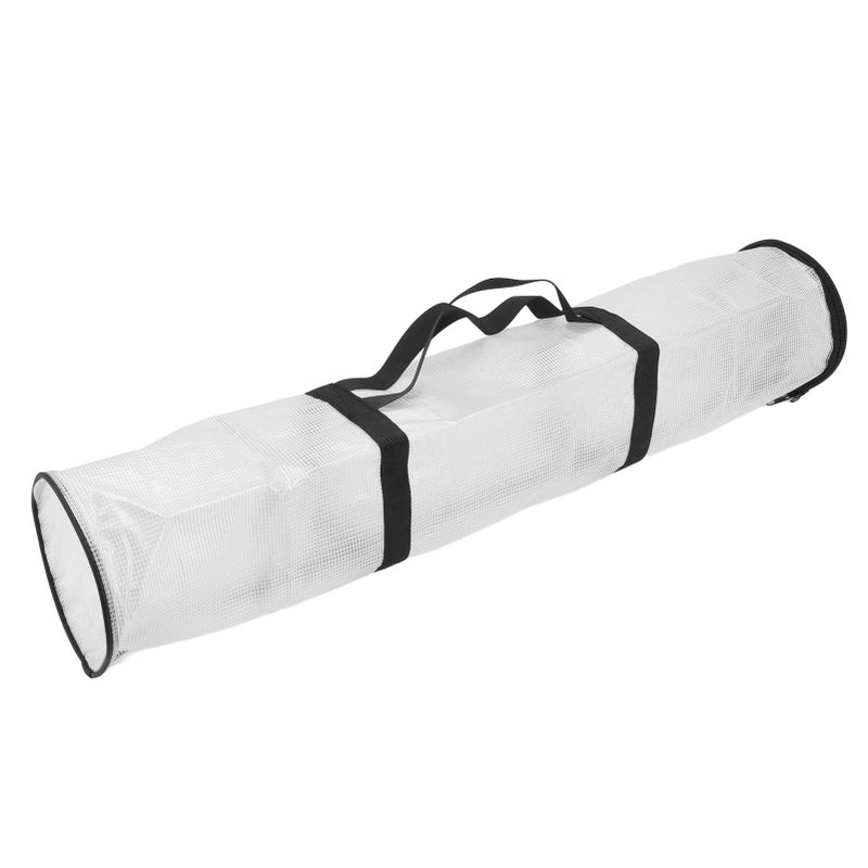 Clear Wrapping Paper Storage Bag Gift Wrap Organizer Waterproof Dustproof Gift Storage Bag Transparent White - Image 5