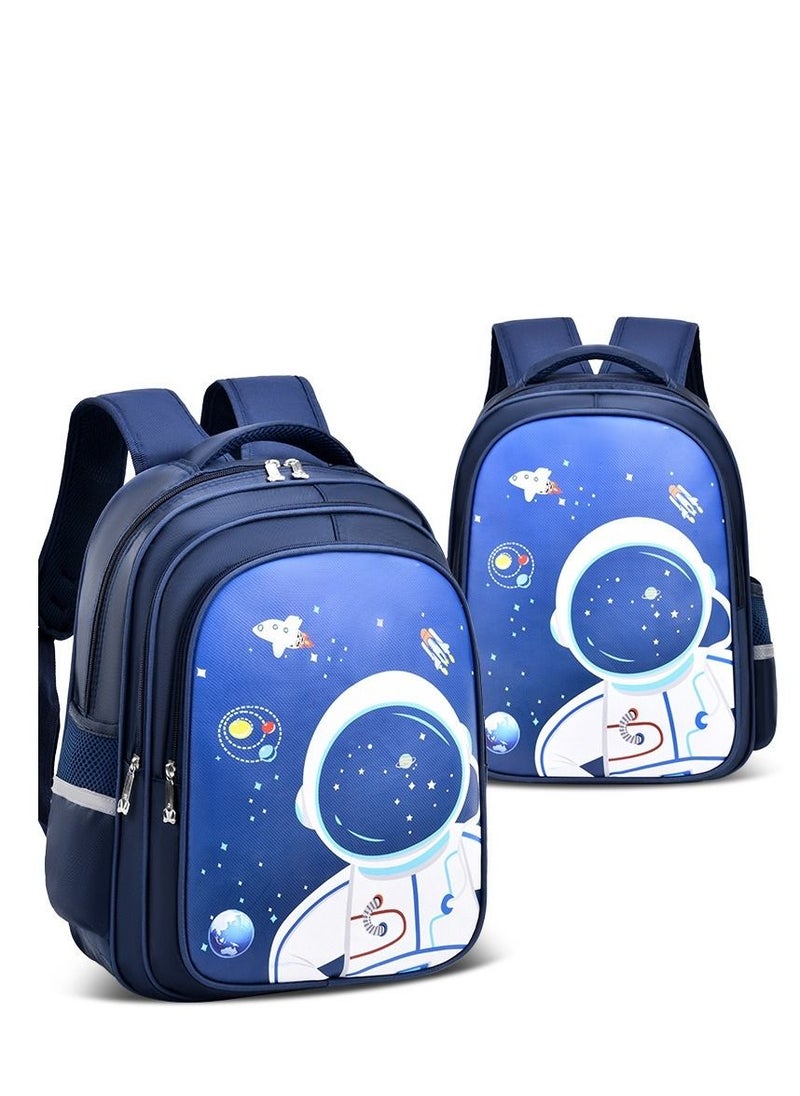 Y&D Cartoon Printed Backpack Navy/White  - Image 1