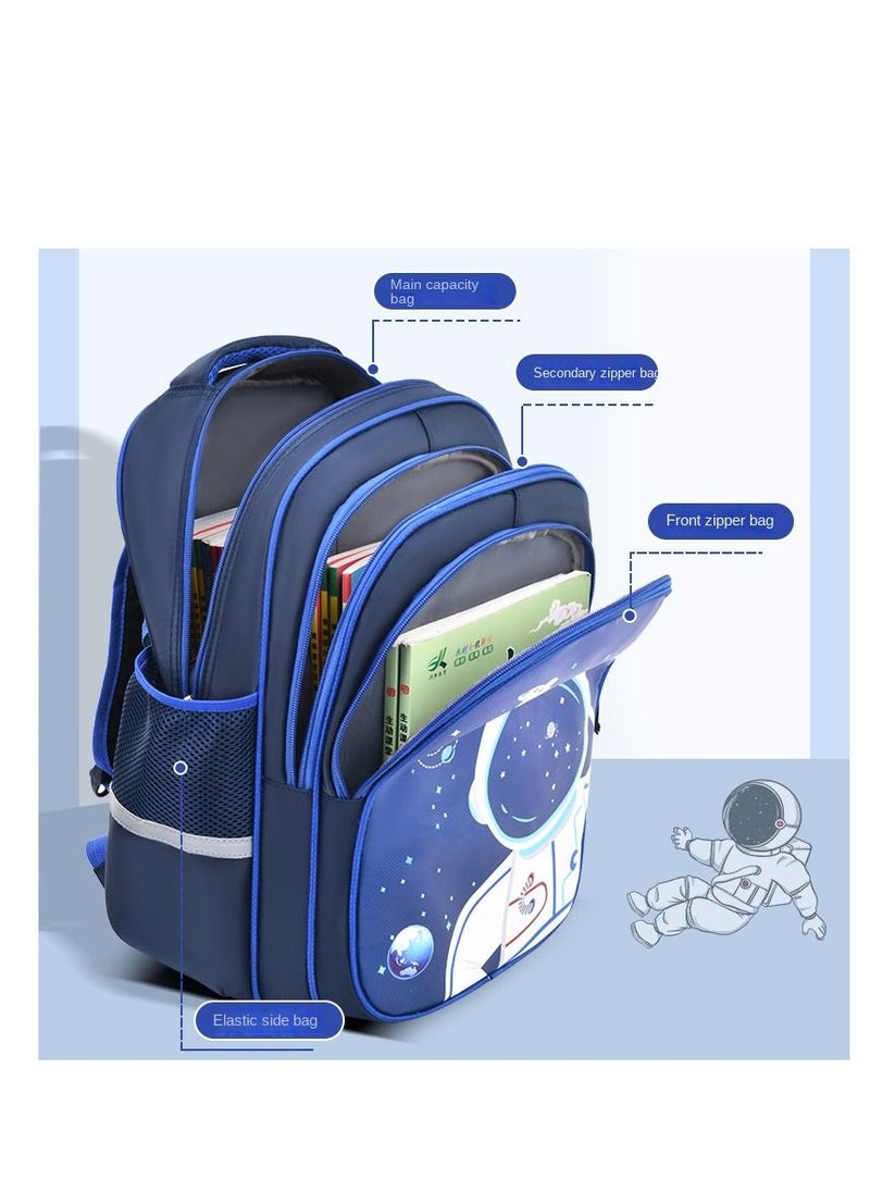Y&D Cartoon Printed Backpack Navy/White  - Image 2