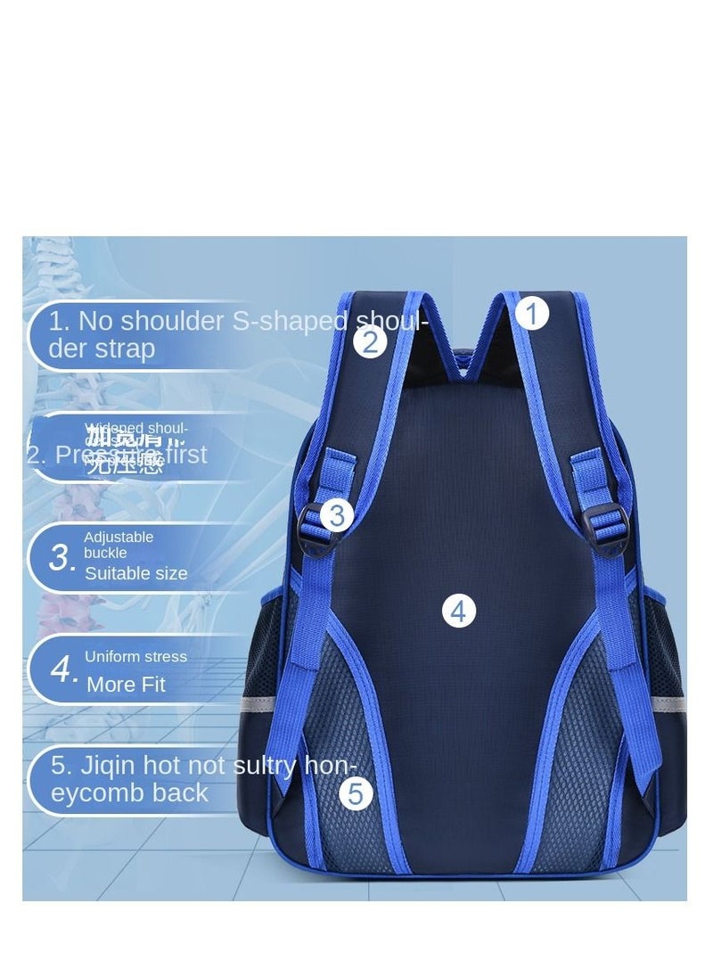 Y&D Cartoon Printed Backpack Navy/White  - Image 3