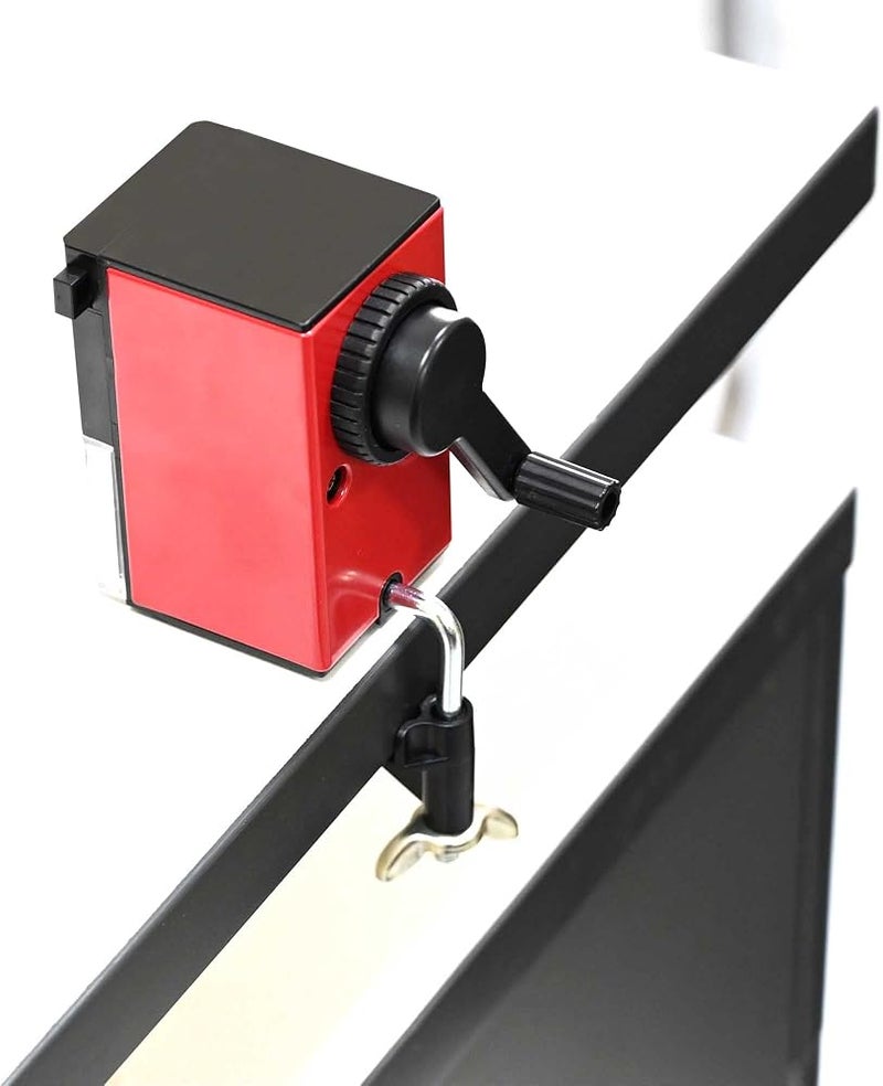 FIS FSSP30GA Table Metal Pencil Sharpener, Mini, Black/Red - Image 5