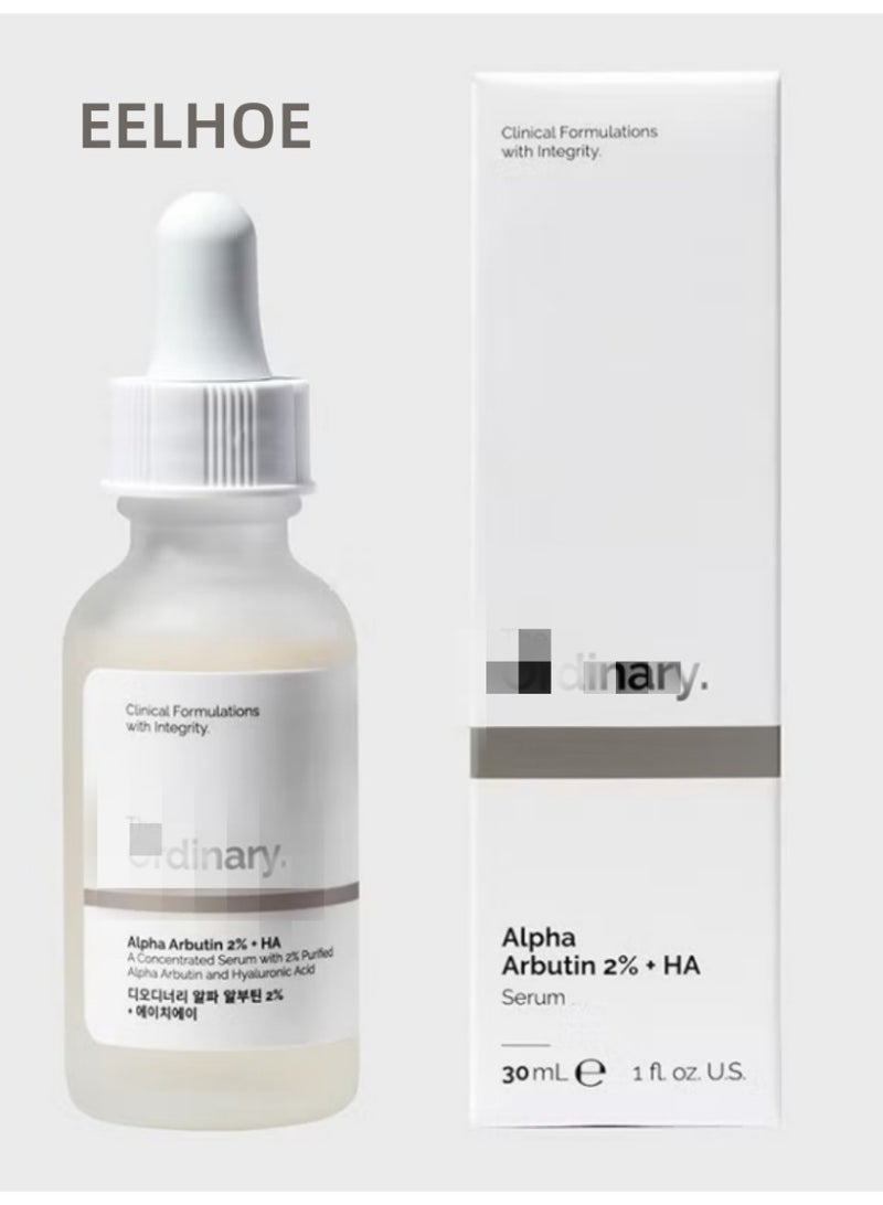 إيلهو سيروم للوجه يحتوي على ألفا أربوتين بنسبة 2٪ وحمض الهيالورونيك – لتفتيح البشرة وترطيبها وجعلها ناعمة، بسعة 30 مل - Image 2