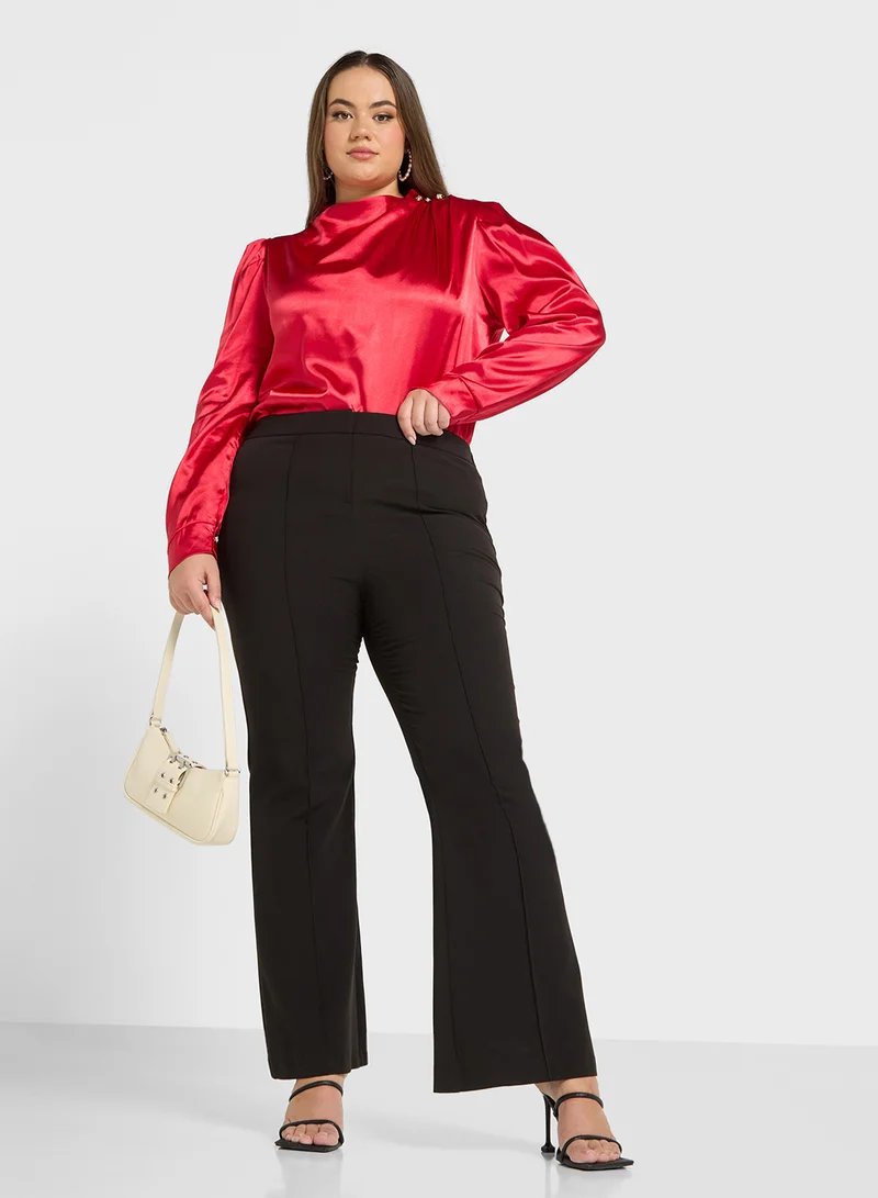 Ella Plus Drapped Blouse