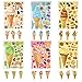 DUJAA 24 Sheets Ice Cream Stickers Makeaface Stickers for Kids Toddlers Make Your Own Mix and Match Stickers DIY Summer Ice Cream Stickers for Birthday Party Games Teacher Reaward - Image 3
