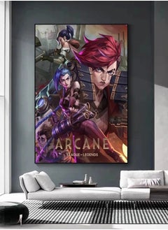 Occult League of Legends Poster Game Role Jinx VI Jace Yasuo Posters Canvas Painting Wall Art Home Decor Modern Game Room Decor