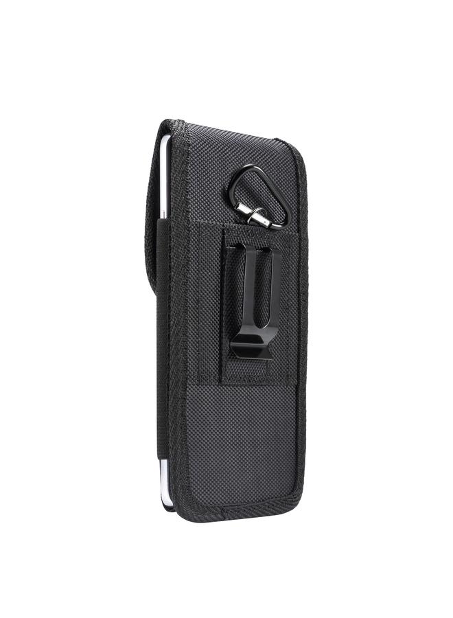 erorex Universal Hanging Waist Oxford Cloth Case with Carabiner for 7.2 inch Mobile Phones - Image 3