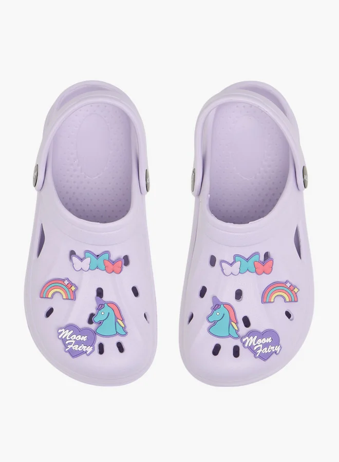 أكوا Jibbitz Charm Accent Clogs with Backstrap