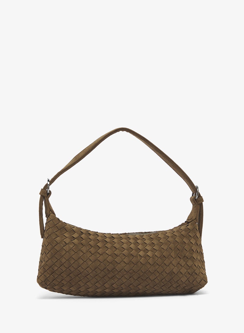 GLAMOROUS Faux Suede Mini Shoulder Bag - Image 1